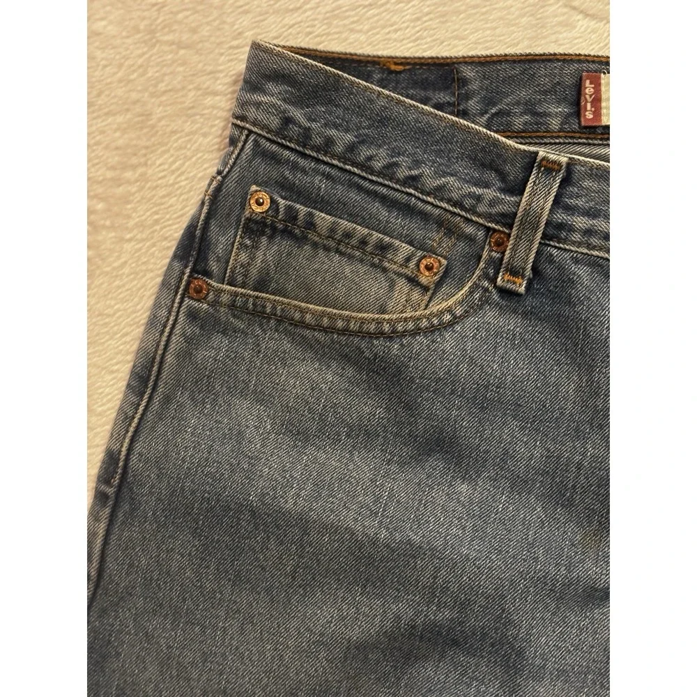 Vintage Levis 505 Jeans Mens 34x30 (actual 34x29)  Blue Regular Fit Straight Leg